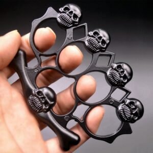 Oversized Five Skulls Four Finger Knuckles,schlagring